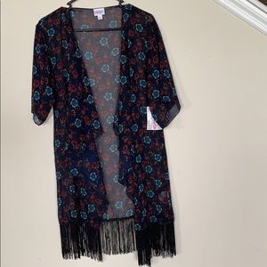 LulaRoe Monroe Kimono Small NWT